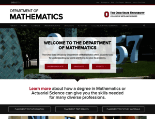 math.osu.edu screenshot