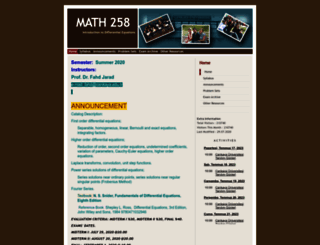 math258.cankaya.edu.tr screenshot