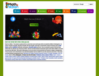 math4children.com screenshot