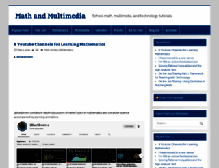 mathandmultimedia.com screenshot