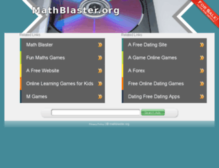 mathblaster.org screenshot