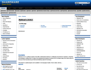 mathcad.sharewarejunction.com screenshot