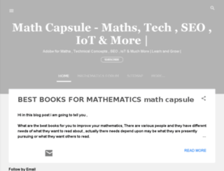 mathcapsule.com screenshot