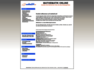 mathe24.net screenshot