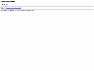 mathemainzel.info screenshot