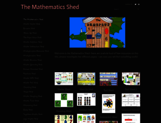mathematicshed.com screenshot
