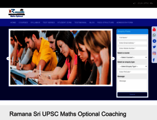 mathematicsoptional.com screenshot