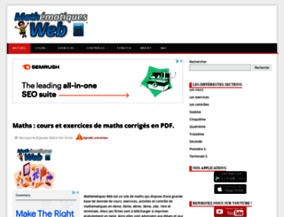 mathematiques-web.fr screenshot