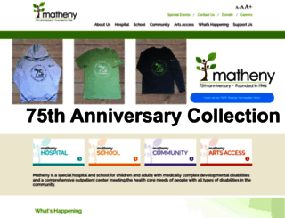 matheny.org screenshot