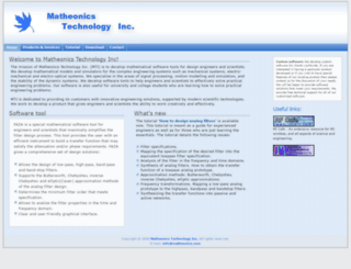 matheonics.com screenshot