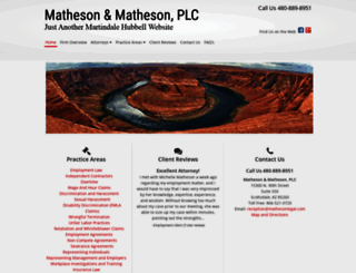 mathesonlegal.com screenshot