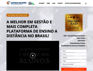 matheussolucoes.com.br screenshot