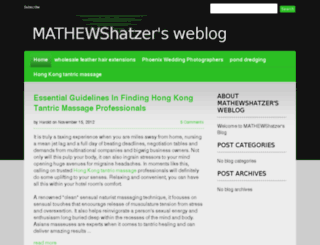 mathewshatzersweblog.devhub.com screenshot