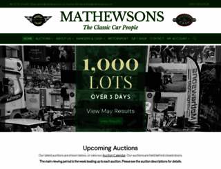 mathewsons.co.uk screenshot