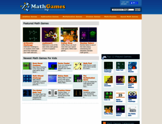 mathgames4kids.net screenshot