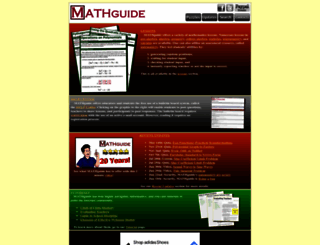 mathguide.com screenshot