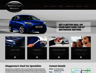 mathiesonmotors.com screenshot