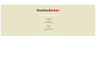 mathis-bicker.de screenshot