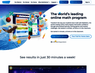 mathletics.co.nz screenshot