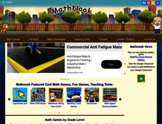 mathnook.com screenshot