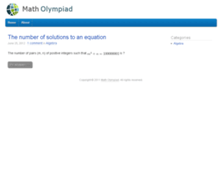 matholympiad.com screenshot