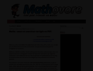 mathovore.fr screenshot