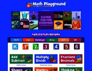 mathplayground.com screenshot