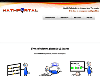 mathportal.org screenshot