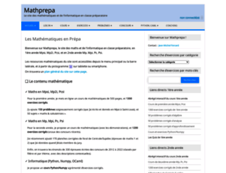 mathprepa.fr screenshot