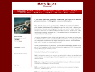 mathrules.net screenshot