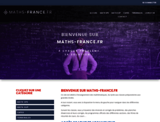 maths-france.fr screenshot