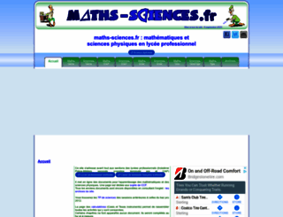 maths-sciences.fr screenshot