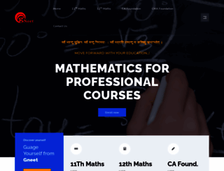 maths.gneet.com screenshot