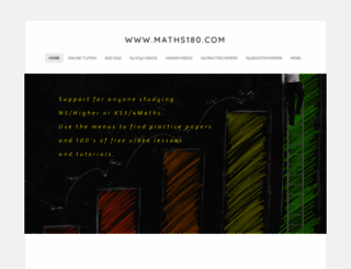 maths180.com screenshot