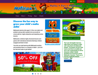 mathseeds.co.uk screenshot
