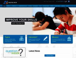 mathshub.in screenshot