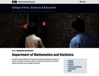 mathstat.fiu.edu screenshot