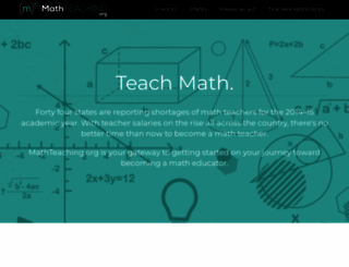 mathteaching.org screenshot
