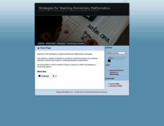 mathteachingstrategies.wordpress.com screenshot