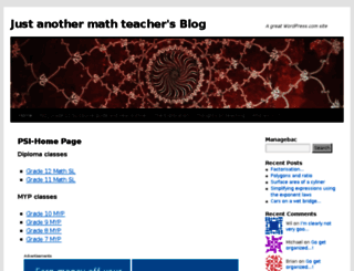 mathteachme.wordpress.com screenshot