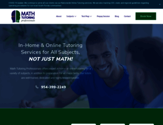 mathtutoringpros.com screenshot