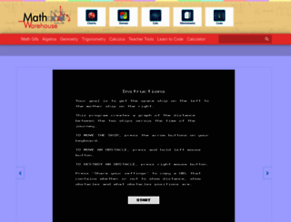 mathwarehouse.com screenshot