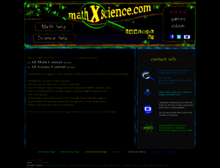 mathxscience.com screenshot