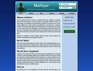 mathzor.com screenshot
