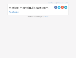 matice-mortain.libcast.com screenshot