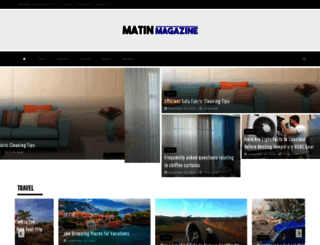 matin-magazine.com screenshot