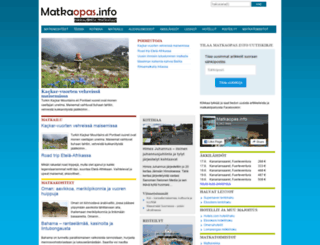 matkaopas.info screenshot