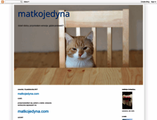matkojedyna.blogspot.com screenshot