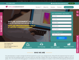 matlabassignment.com screenshot