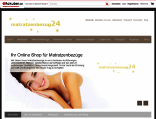 matratzenbezug24.de screenshot